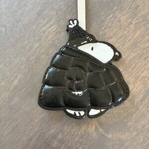 Kate Spade Peanuts Snoopy Puffer Bag Charm Key Chain Fob Limited Edition NWT